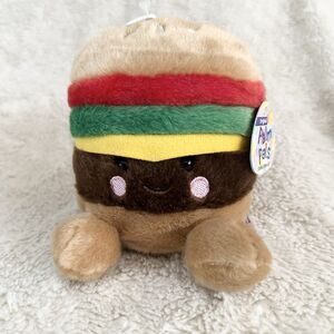 Aurora World Palm Pals Charles Cheeseburger Beanbag Plush Cravings 1-254
